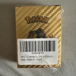 Pokemon 55pc Custom Gold Foil Card Fake Pokemon Cards - Image 2