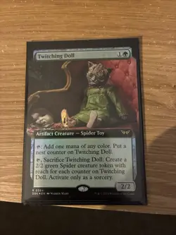 TWITCHING DOLL: MTG DUSKMOURN EXTENDED ART FOIL [NM] - Image 1