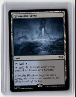 2024 MTG - Duskmourn: House of Horror - Gloomlake Verge Rare Regular - Image 1