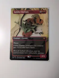 MTG Goblin Chieftain SHOWCASE - x1 - NM - Lorwyn Eclipsed EC Special Guest - Image 1