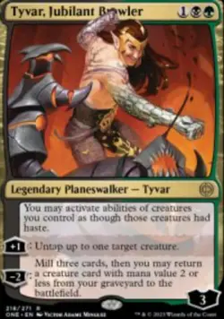 Tyvar, Jubilant Brawler Phyrexia: All Will Be One (ONE) 218 MTG Regular - Image 1