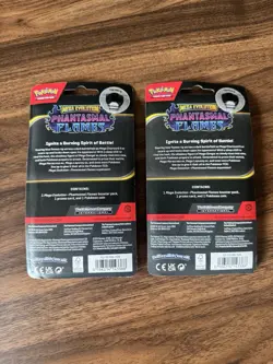 2 Phantasmal Flames Pokemon Blister Promo Packs - Image 2