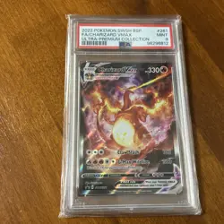 Pokemon 2022 BSP FA Charizard VMAX Ultra-Premium Collection SWSH261 PSA Mint 9 - Image 1