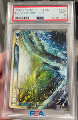2010 Pokemon HG & SS Lugia Legend Sequential Cert Set 113 114 Holo PSA 9 MINT - Image 2