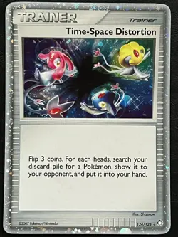 Pokemon Time-Space Distortion Secret Rare - Mysterious Treasures - 124/123 NM - Image 1