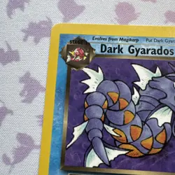 Dark Gyarados 25/82 Pokemon TCG Team Rocket Non Holo Rare HP - Image 2