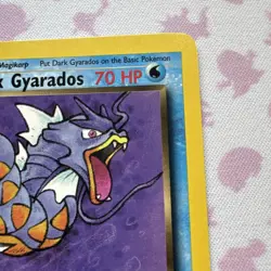 Dark Gyarados 25/82 Pokemon TCG Team Rocket Non Holo Rare HP - Image 3