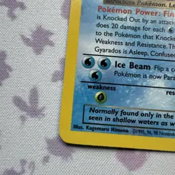Dark Gyarados 25/82 Pokemon TCG Team Rocket Non Holo Rare HP - Image 5