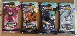 Pokemon Sword & Shield Chilling Reign Booster Packs *FOR ALAN* 820650808470 - Image 1