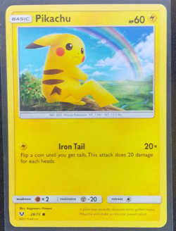 Pikachu 28/73 Shining Legends Pokemon NM/M - Image 1