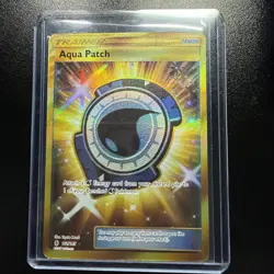 Pokemon TCG Aqua Patch Sun & Moon: Guardians Rising 161/145 Holo Secret Rare #39 - Image 1