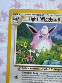 Pokemon Light Wigglytuff Neo Destiny 54/105 Uncommon 80 HP Regular English - Image 2