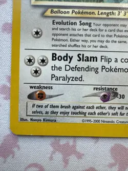 Pokemon Light Wigglytuff Neo Destiny 54/105 Uncommon 80 HP Regular English - Image 5