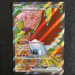 Pokemon TCG Ethan's Ho-Oh EX 209/182 Full Art, Destined Rivals - Image 1
