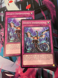 YUGIOH - INFINITE IMPERMANENCE X2 - COMMON - L5DD - NM - 1ST ED - Image 1
