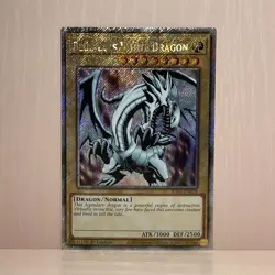 YuGiOh! Blue-Eyes White Dragon (Platinum Secret) RA03-EN079 Bonanza 1st Ed NM - Image 2