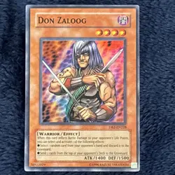 YUGIOH TCG: Don Zaloog DB2-EN228 Super Rare Unlimited Edition NM - Image 1