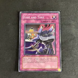 Yugioh - Give and Take - DP08-EN029 - Super Rare 1st Edition - Image 1
