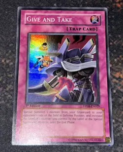 Yu-Gi-Oh! Give and Take - DP08-EN029 - Super Rare - 1st Edition - MP - Image 2