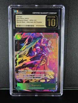 2022 Yamato SEC Alternate Art OP01-121 Romance Dawn One Piece CGC PRISTINE 10 - Image 1