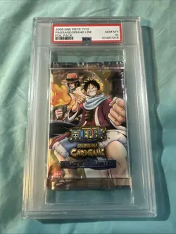 2006 One Piece CCG - Passage To The Grand Line Sealed PSA Graded Pack - PSA 10 - Image 1