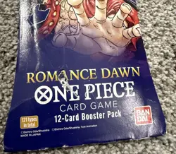 One Piece ROMANCE DAWN - TCG English Sleeved Booster Pack Sealed, OP-01 (READ!) - Image 3
