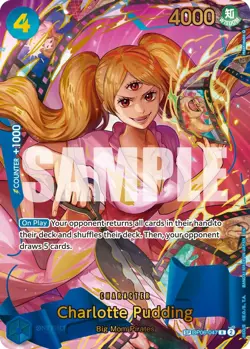 Charlotte Pudding (OP06-047) (Alternate Art) - Near Mint Foil One Piece TCG - Image 1