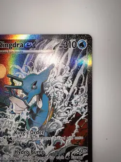 Pokemon TCG Scarlet & Violet Shrouded Fable Kingdra EX Ultra Rare Card 131 NM - Image 3