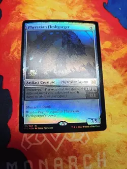 Phyrexian Fleshgorger - Prerelease Cards (PRE) - Foil - NM - Image 1
