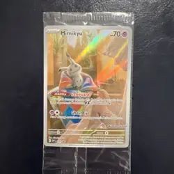 Mimikyu 075 Pokemon Center Exclusive Sv: Scarlet & Violet Promo Card SEALED MINT - Image 1