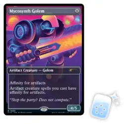 MYCOSYNTH GOLEM Secret Lair Magic MTG MINT CARD - Image 1