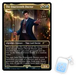 THE FOURTEENTH DOCTOR Secret Lair Magic MTG MINT CARD - Image 1