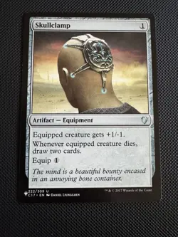 Magic MTG Skullclamp (C17) (222) | NM | The List Reprints {LIST} Near Mint - Image 1