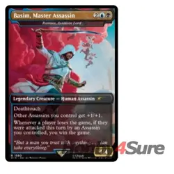 Basim, Master Assassin (ramses, Assassin Lord) M/NM Magic MTG Secret Lair - Image 1