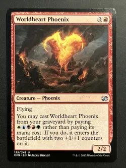 Worldheart Phoenix - Modern Masters 2015 #135/249 MTG Magic The Gathering - Image 1