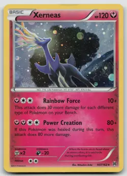 Pokemon Card Xerneas - (Cosmos Holo) Promo Blister Exclusives 107/162 - Image 1