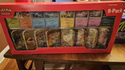 (Costco Exclusive) Pokemon 8-Pack Mini Tins Prismatic Evolutions - Image 1