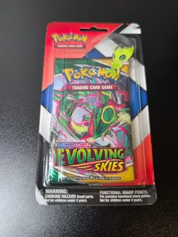 Pokemon TCG Evolving Skies Chilling Reign 2-Pack Pin Blisters Jirachi & Celebi - Image 3