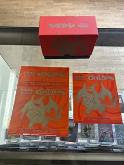 Pokemon XY Evolutions Charizard Elite Trainer Box ETB Empty With Guide And Outer - Image 1