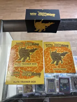 PokemonDusk Mane Necrozma Sun & Moon Ultra Prism ETB Empty With Guide And Sleeve - Image 1
