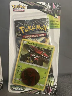 Pokemon TCG: Sun & Moon Celestial Storm Blister Pack Lot Tapu Bulu (2) NEW - Image 5