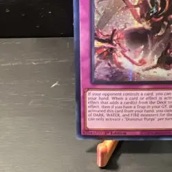 Dominus Purge Prismatic Secret Rare MP25-EN095 1st Edition Yu-Gi-Oh TCG NM/MINT - Image 4