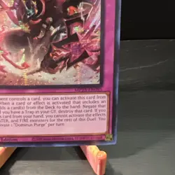 Dominus Purge Prismatic Secret Rare MP25-EN095 1st Edition Yu-Gi-Oh TCG NM/MINT - Image 5