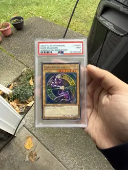 2023 YU-GI-OH! PROMO ADIDAS COLLABORATION #EN001 DARK MAGICIAN PSA 9 - Image 1
