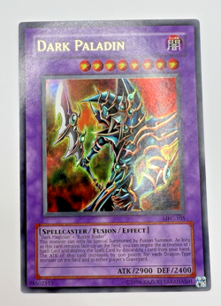 Vintage Yu-Gi-Oh! Dark Paladin (MFC-105 Corrected Artwork Ultra Rare 2003) VLP - Image 1