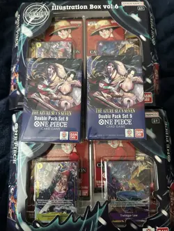 One Piece Illustration Box Vol. 6 Sealed English Box Double Pack Set 9 Set Of 2 - Image 1