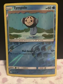 Tympole 58/236 NM Reverse Holo Adorable Asako Ito Crochet Fish Art Pokemon Card! - Image 1
