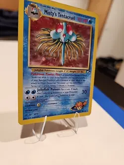 Pokemon TCG Card Misty's Tentacruel Gym Heroes 10/132 Unlimited Holo Rare - Image 4
