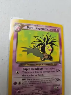 Dark Exeggcutor 33/105 Neo Destiny Set Rare Vintage Pokemon Card - Image 2