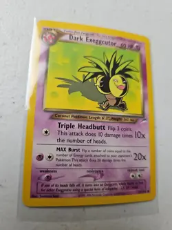 Dark Exeggcutor 33/105 Neo Destiny Set Rare Vintage Pokemon Card - Image 3